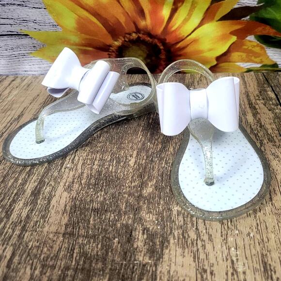Wonder Nation Baby Girl's Jelly‎ Sandal Size 7 - Picture 2 of 8